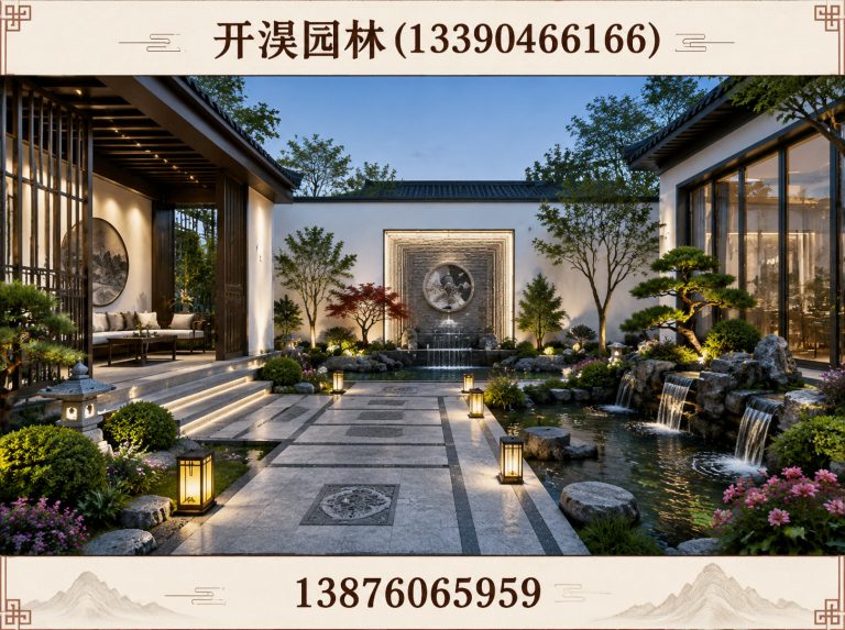 古塔区厂区绿化展示图